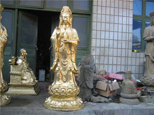 鼎泰雕塑 伊春铜观音高清图片赏析——佛像工艺与美学的完美交融
